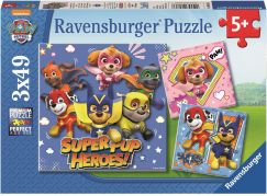 Ravensburger Puzzle Tlapková patrola 3 x 49 dílků