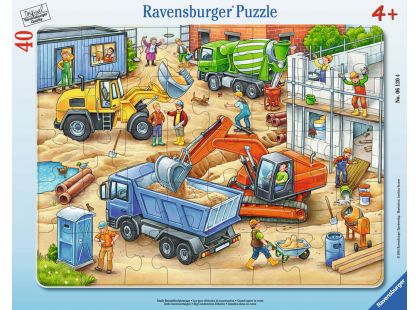 Ravensburger Puzzle Velká konstrukční vozidla 40 dílků