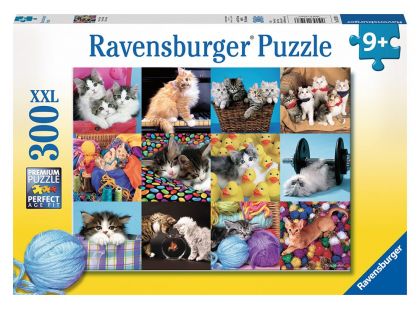Ravensburger Puzzle XXL Kočičí koláž 300 dílků