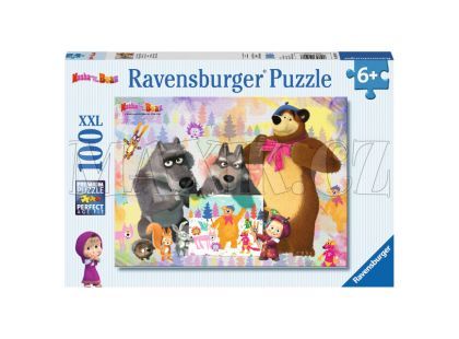 Ravensburger Puzzle XXL Máša a medvěd 100 dílků