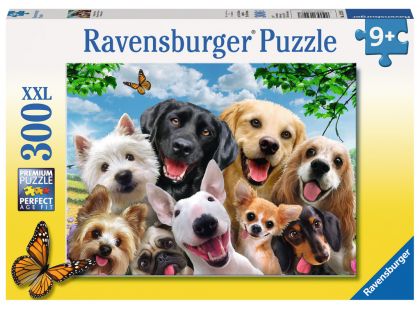 Ravensburger Puzzle Psí úsměvy 300 XXL dílků