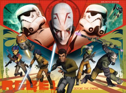 Ravensburger Puzzle XXL Star Wars Rebels Heroes 100 dílků