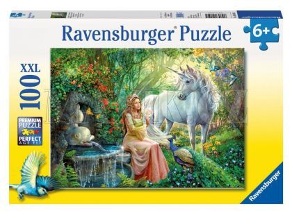 Ravensburger Puzzle XXL V oblasti jednorožce 100 dílků