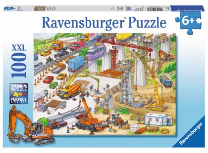 Ravensburger Puzzle XXL Veliké staveniště 100 dílků