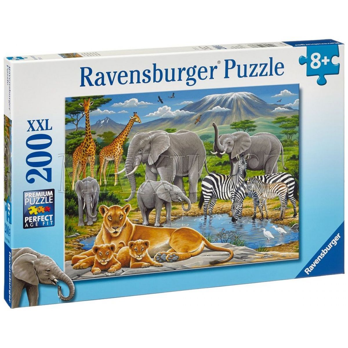 Ravensburger Puzzle XXL Zvířata v Africe 200 dílků Maxíkovy hračky