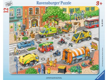 Ravensburger Puzzle Život ve městě 12 dílků