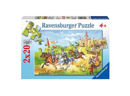 Ravensburger Rytíři 2 x 20 dílků