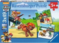 Ravensburger Puzzle Tlapková patrola Psí tým 3 x 49 dílků