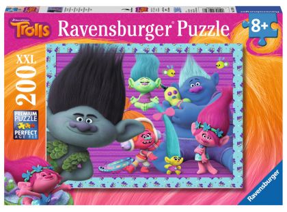 Ravensburger Trollové Puzzle XXL Princezna Poppy a její přátelé 200 dílků