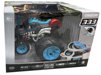RC 5-kolové kaskadérské auto černé 1 : 16