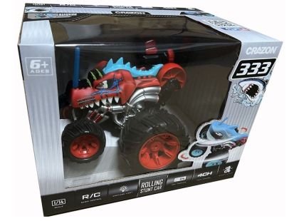 RC 5-kolové kaskadérské auto červené 1 : 16 - Poškozený obal