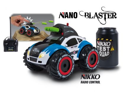 RC Auto Nano Blaster Nikko - Modrá