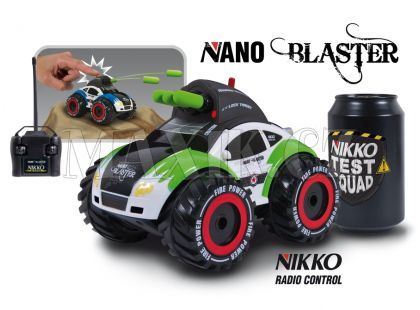 RC Auto Nano Blaster Nikko - Poškozený obal - Zelená