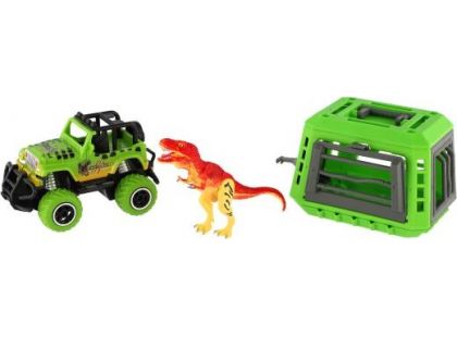 RC Auto s vlekem a dinosaurem T-Rex