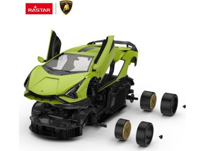 Epee Stavebnice RC auto 1 : 18 Lamborghini Sian zelený 64 dílků