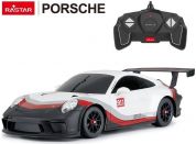 RC auto 1 : 18 Porsche 911 GT3 cup bílý