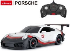 RC auto 1 : 18 Porsche 911 GT3 cup bílý