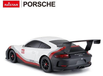 RC auto 1 : 18 Porsche 911 GT3 cup bílý