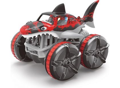 RC obojživelné auto žralok červený