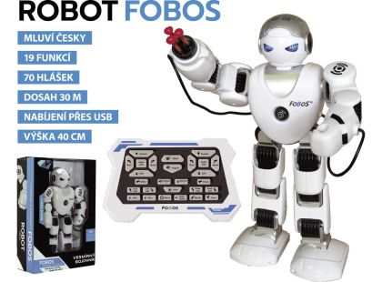 RC Robot Fobos interaktivní CZ - Poškozený obal
