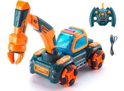 RC stavební auto 1 : 16 se třemi nástavci - Poškozený obal