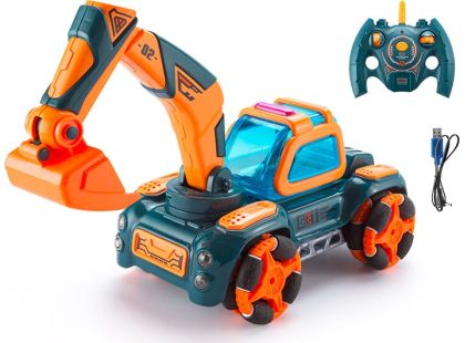 RC stavební auto 1 : 16 se třemi nástavci - Poškozený obal