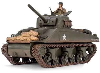RC Tank Waltersons U.S Sherman M4A3 1:24 - Poškozený obal 