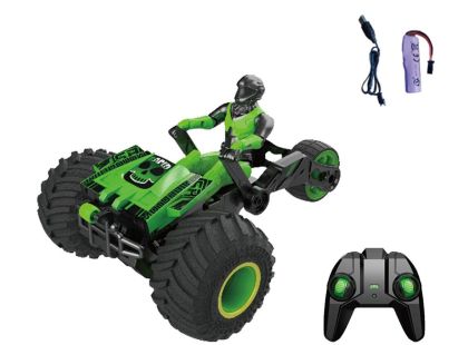 RC tříkolka 2,4 GHz zelená