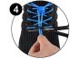 Reflexní elastické tkaničky modrá 7