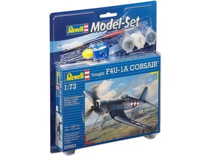 Revell ModelSet letadlo 63983 Vought F4U-1A Corsair 1 : 72