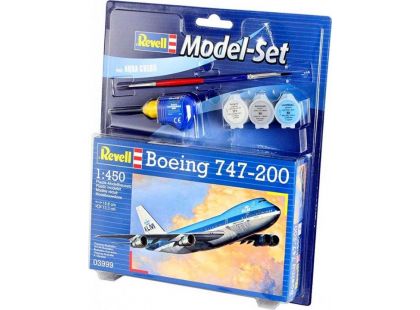 Revell ModelSet letadlo 63999 Boeing 747-200 1 : 450