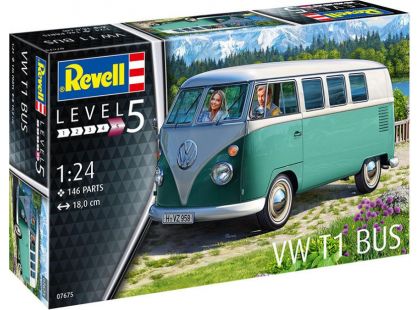 Revell Plastic ModelKit auto 07675 - VW T1 Bus (1 : 24)
