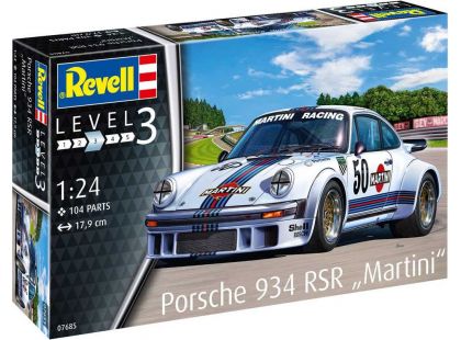 Revell Plastic ModelKit auto 07685 - Porsche 934 RSR Martini (1 : 24)