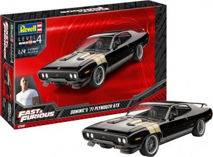 Revell Plastic ModelKit auto 07692 - Fast & Furious - Dominics 1971 Plymouth GTX (1 : 24)
