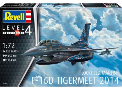 Revell Plastic ModelKit letadlo 03844 - Lockheed Martin F-16D Tigermeet 2014 (1 : 72)