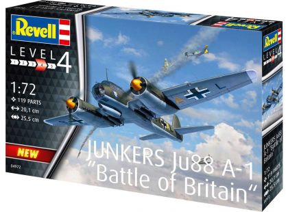 Revell Plastic ModelKit letadlo 04972 - Junkers Ju88 A-1 Battle of Britain (1 : 72)