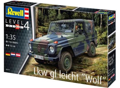Revell Plastic ModelKit military 03277 Lkw gl leicht Wolf 1:35