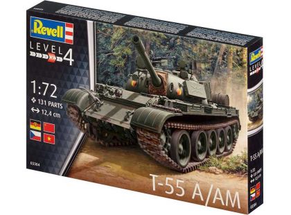 Revell Plastic ModelKit tank 03304 T-55A AM 1:72