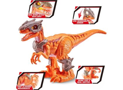 Robo Alive Dino Wars Raptor Orange