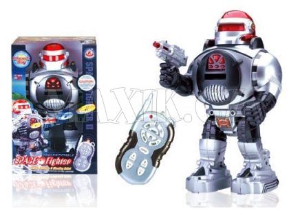 Robot střílející kroužky