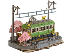 RoboTime 3D dřevěná skládačka Stanice se sakurami