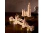 RoboTime dřevěné 3D puzzle hodinová věž Big Ben svítící 7