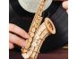 RoboTime dřevěné 3D puzzle Saxofon 3