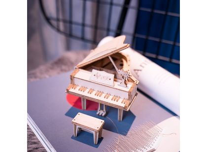 RoboTime dřevěné 3D puzzle Velké piano