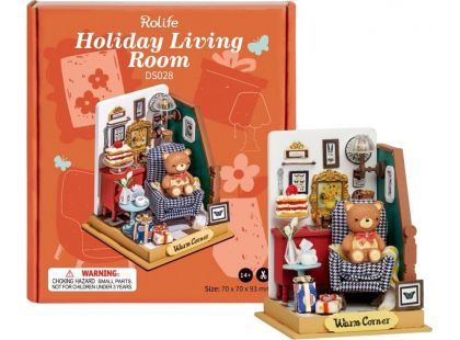 RoboTime miniatura domečku Prázdninový obývací pokoj