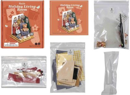 RoboTime miniatura domečku Prázdninový obývací pokoj