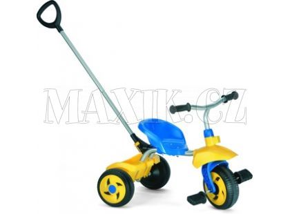 Rolly Toys Tříkolka Rolly Trike Turbo s vodící tyčí Modrá