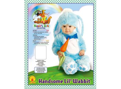 Rubie's Baby kostým - modrý králíček (6-12m)
