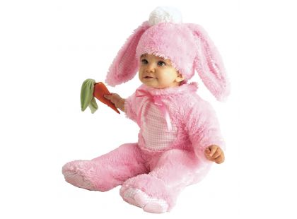 Rubie's Baby kostým - růžový králíček (12-18m)