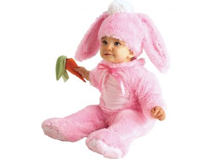 Rubie's Baby kostým - růžový králíček (6-12m)